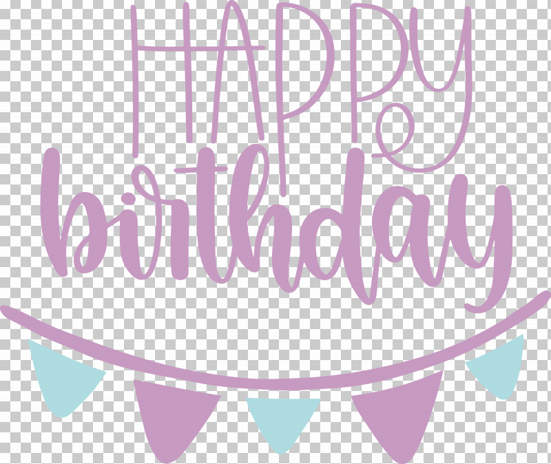 Happy Birthday PNG, Clipart, Calligraphy, Happy Birthday, Lavender, Lilac M, Logo Free PNG Download