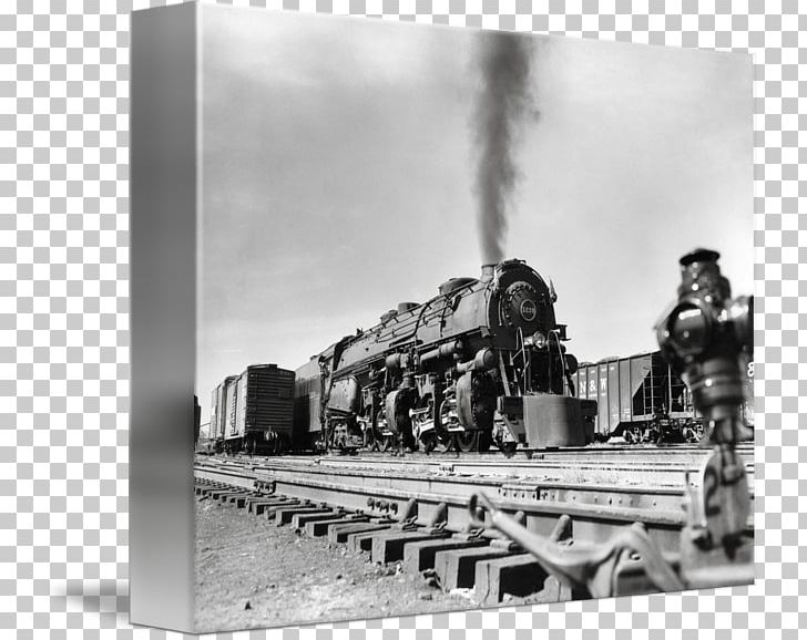 Train Railroad Car Locomotive Rail Transport Gallery Wrap PNG, Clipart, Art, Black And White, Canvas, Gallery Wrap, Kalmbach Publishing Free PNG Download