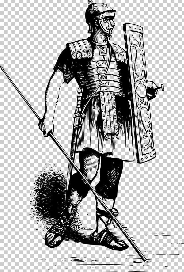 Ancient Rome Soldier Drawing Roman Army PNG, Clipart, Ancient Rome, Armour, Army, Black And White, Body Armor Free PNG Download