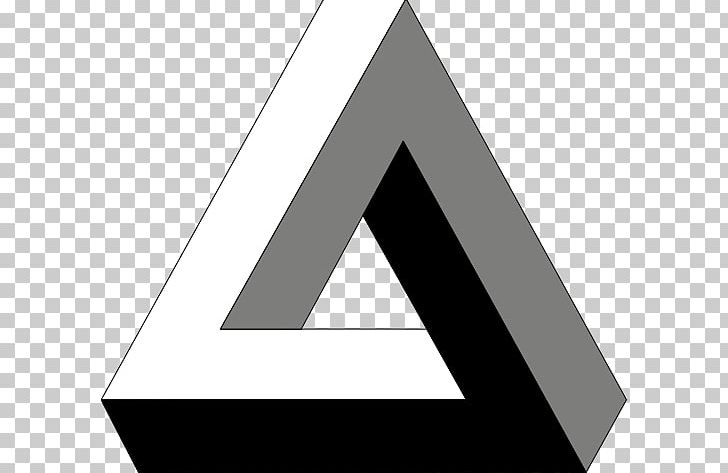Penrose Triangle Right Triangle Edge PNG, Clipart, Angle, Art, Black And White, Brand, Chart Free PNG Download