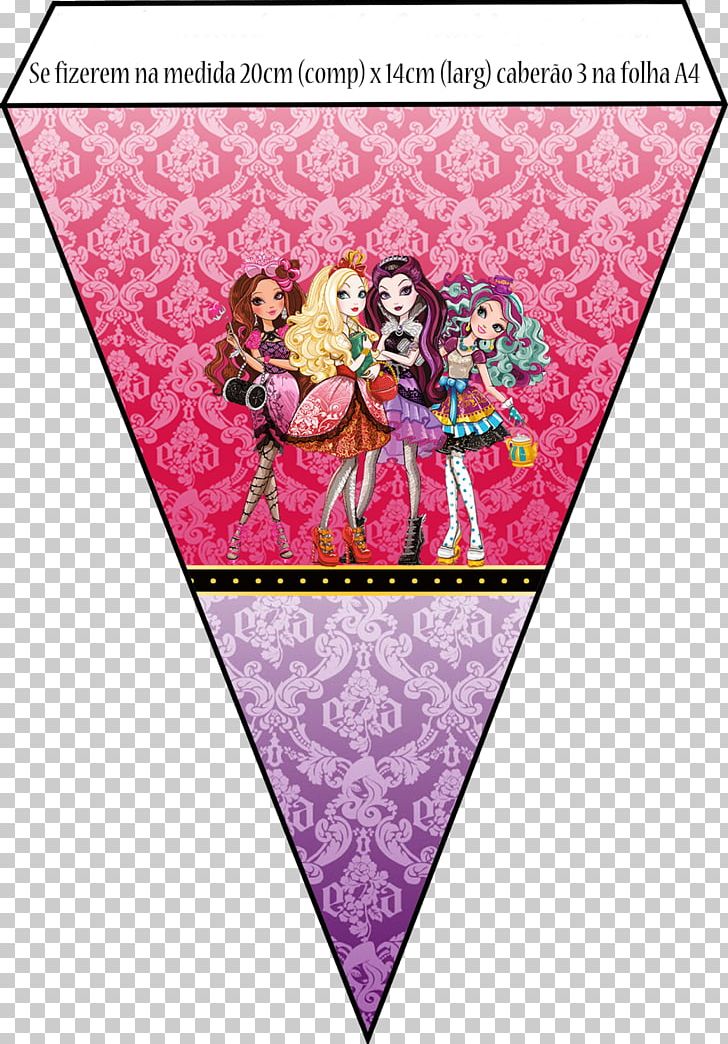 Ever After High Party Game Birthday Monster High PNG, Clipart, Bandeirola, Birthday, Cake, Candy, Convite Free PNG Download