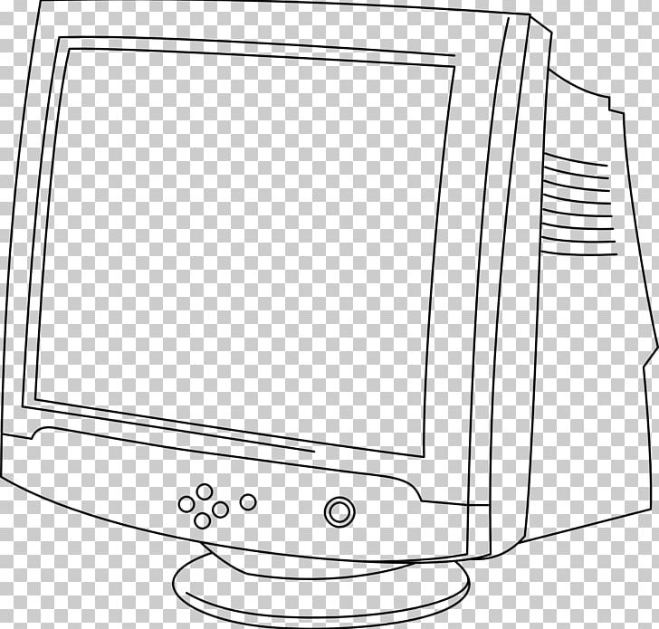 Laptop Computer Monitors Cathode Ray Tube PNG, Clipart, Angle, Area, Black And White, Cartoon Computer, Cathode Ray Tube Free PNG Download