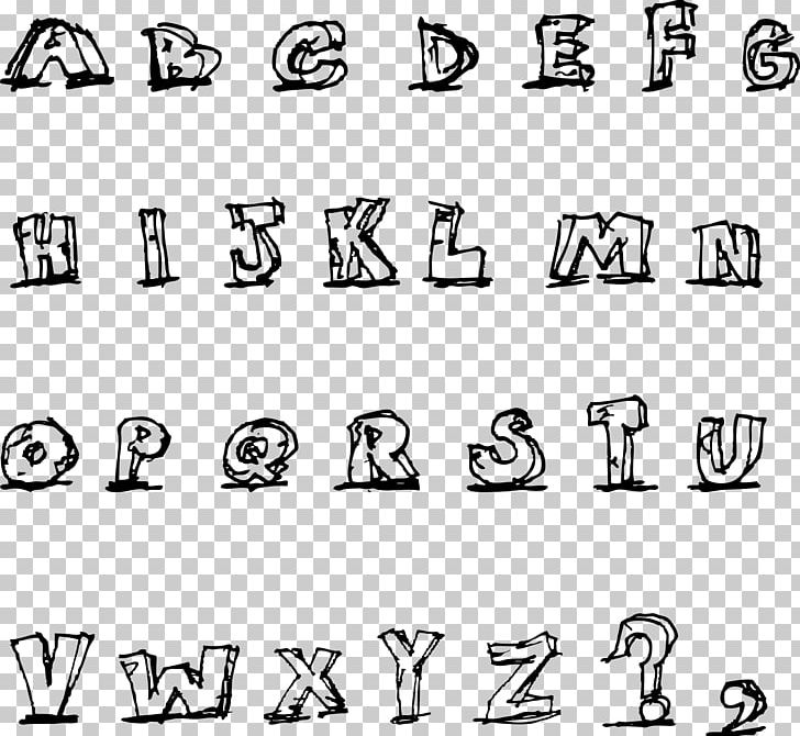 Letter Alphabet Drawing PNG, Clipart, Alphabet, Angle, Area, Black, Black And White Free PNG Download