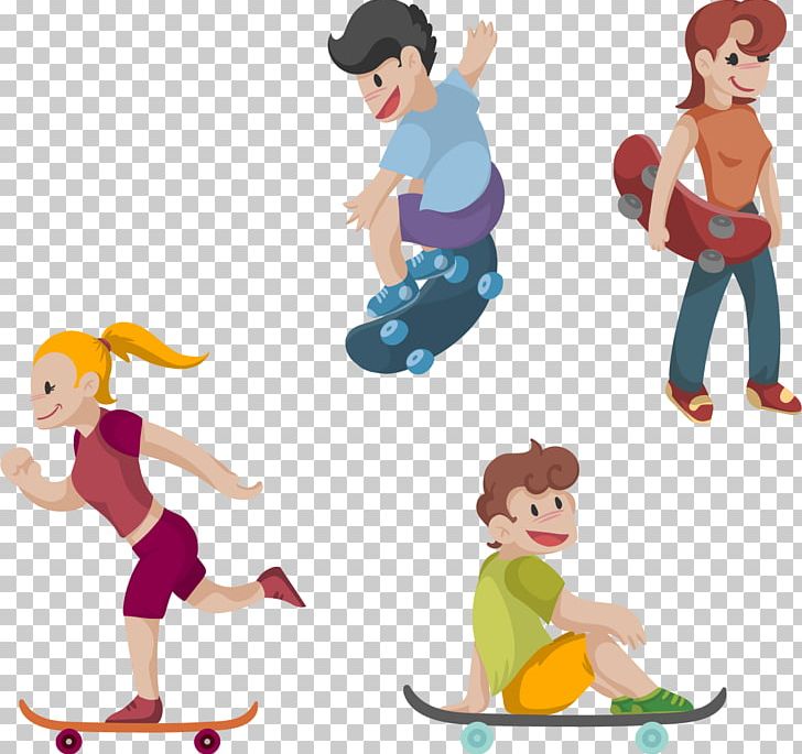 Skateboard Illustration PNG, Clipart, Adobe Illustrator, Anim, Cartoon, Cartoon Character, Child Free PNG Download