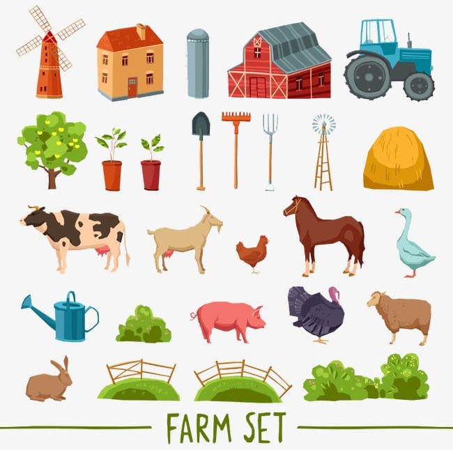 Figure Farm Animals Tool PNG, Clipart, Agriculture, Animal, Animals Clipart, Backgrounds, Barn Free PNG Download