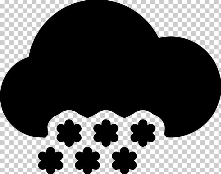 Winter Cloud Heart PNG, Clipart, Black, Black And White, Cloud, Computer Icons, Flower Free PNG Download