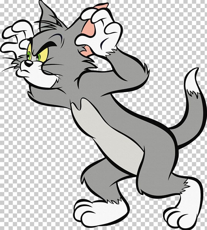Tom Cat Tom And Jerry Drawing Cartoon PNG, Clipart, Art, Artwork, Black, Black And White, Carnivoran Free PNG Download