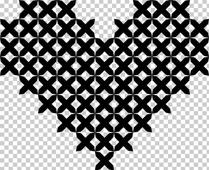 Cross-stitch Embroidery Crochet PNG, Clipart, Angle, Applique, Bead, Black, Black And White Free PNG Download