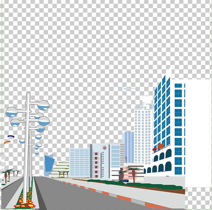 Road Street City Illustration PNG, Clipart, Building, Building Vector, City, City Silhouette, Elevation Free PNG Download