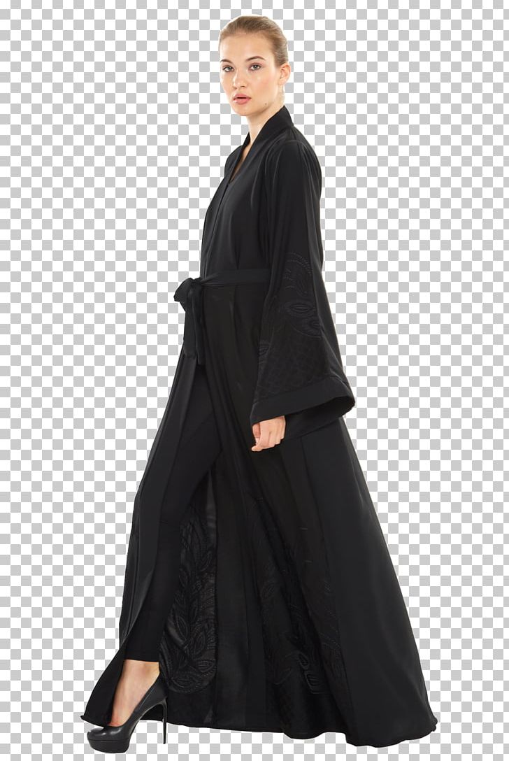 Robe Overcoat Gown Dress Sleeve PNG, Clipart, Abaya, Black, Black M, Clothing, Coat Free PNG Download