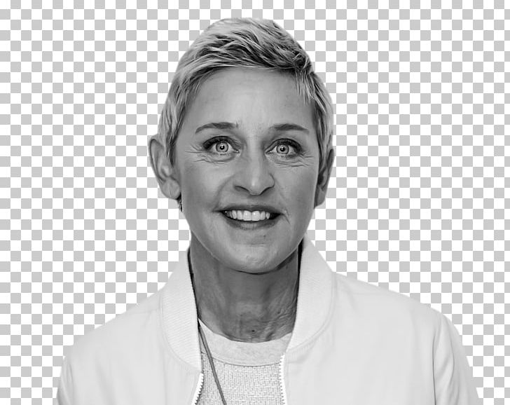 The Ellen DeGeneres Show Black And White Celebrity Television PNG, Clipart, Black Numbers, Celebrities, Chat Show, Chin, Comedian Free PNG Download