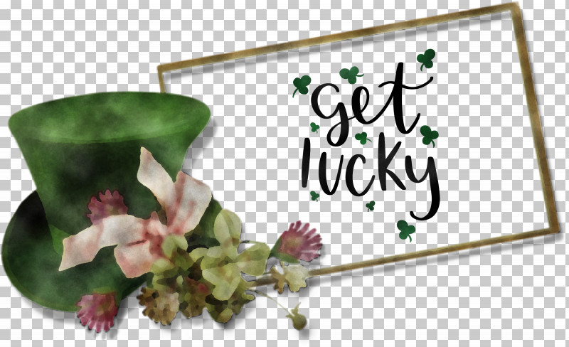 Get Lucky Saint Patrick Patricks Day PNG, Clipart, Cut Flowers, Floral Design, Flower, Get Lucky, Meter Free PNG Download