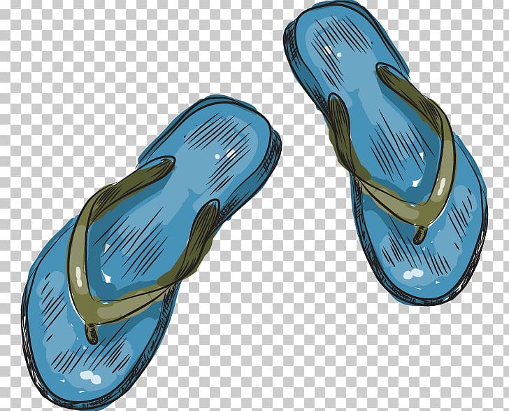 Flip-flops Slipper Designer PNG, Clipart, Aqua, Blue, Cartoon, Electric Blue, Flip Flop Free PNG Download