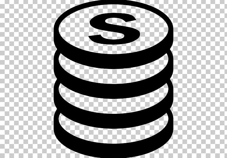 Coin Stacks Computer Icons Money PNG, Clipart, Area, Banknote, Black And White, Cash, Circle Free PNG Download