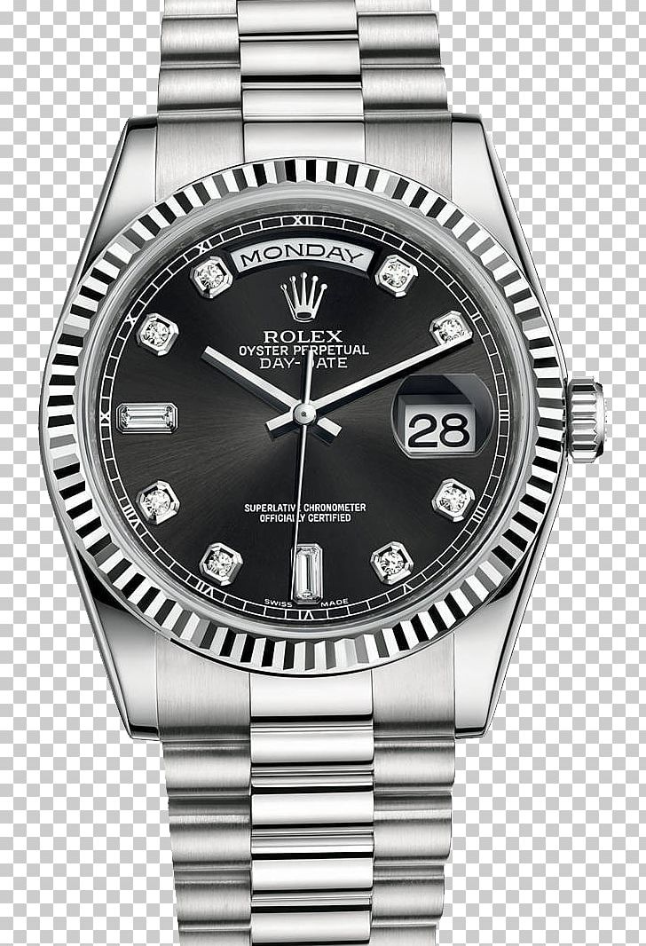 Rolex Datejust Rolex Day-Date Watch Jewellery PNG, Clipart, Black And White, Brand, Colored Gold, Counterfeit Watch, Dial Free PNG Download