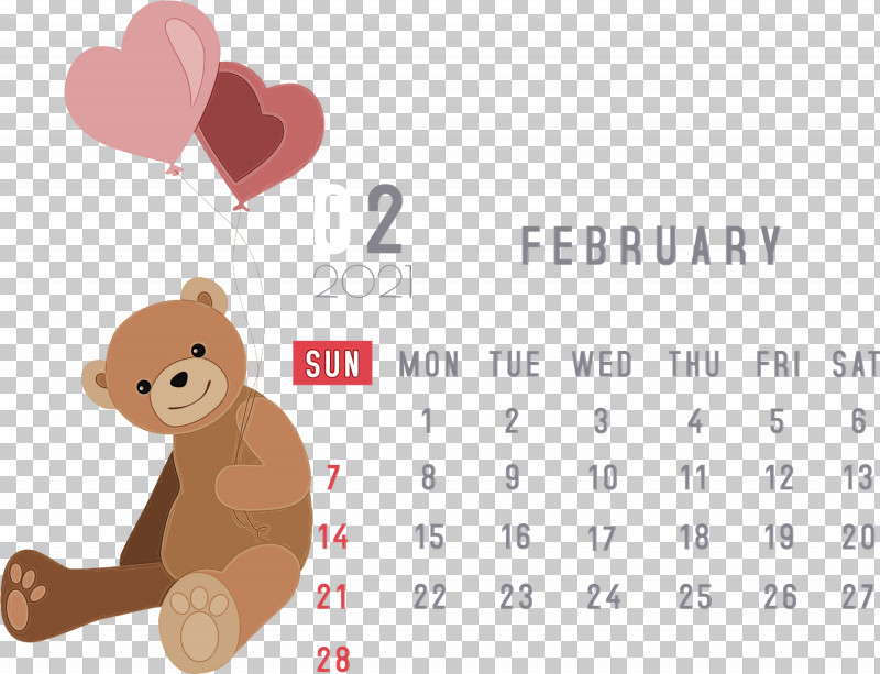 Teddy Bear PNG, Clipart, 2021 Calendar, Bears, Biology, Calendar System, Cartoon Free PNG Download