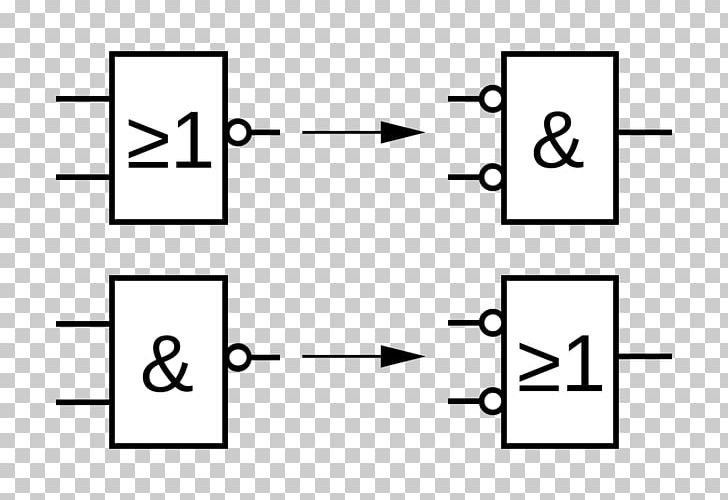 Circuit Diagram De Morgan's Laws Logic Gate Schematic PNG, Clipart, Angle, Animals, Area, Augustus De Morgan, Black Free PNG Download