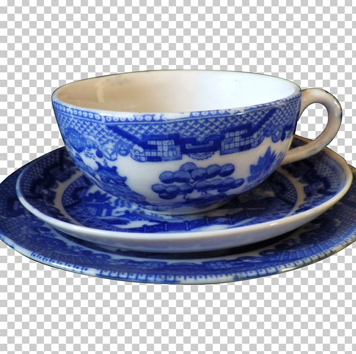 Coffee Cup Saucer Ceramic Blue And White Pottery Cobalt Blue PNG, Clipart, Blue, Blue And White Porcelain, Blue And White Pottery, Cafe, Ceramic Free PNG Download