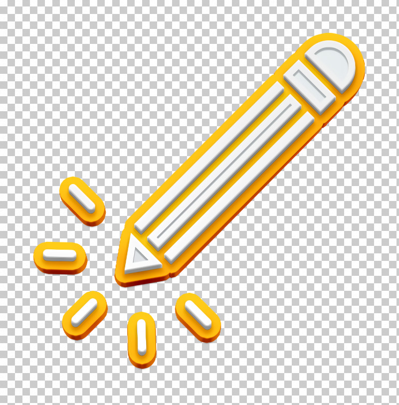 Pencil Icon Creative Icon Draw Icon PNG, Clipart, Creative Icon, Draw Icon, Pencil Icon, Yellow Free PNG Download