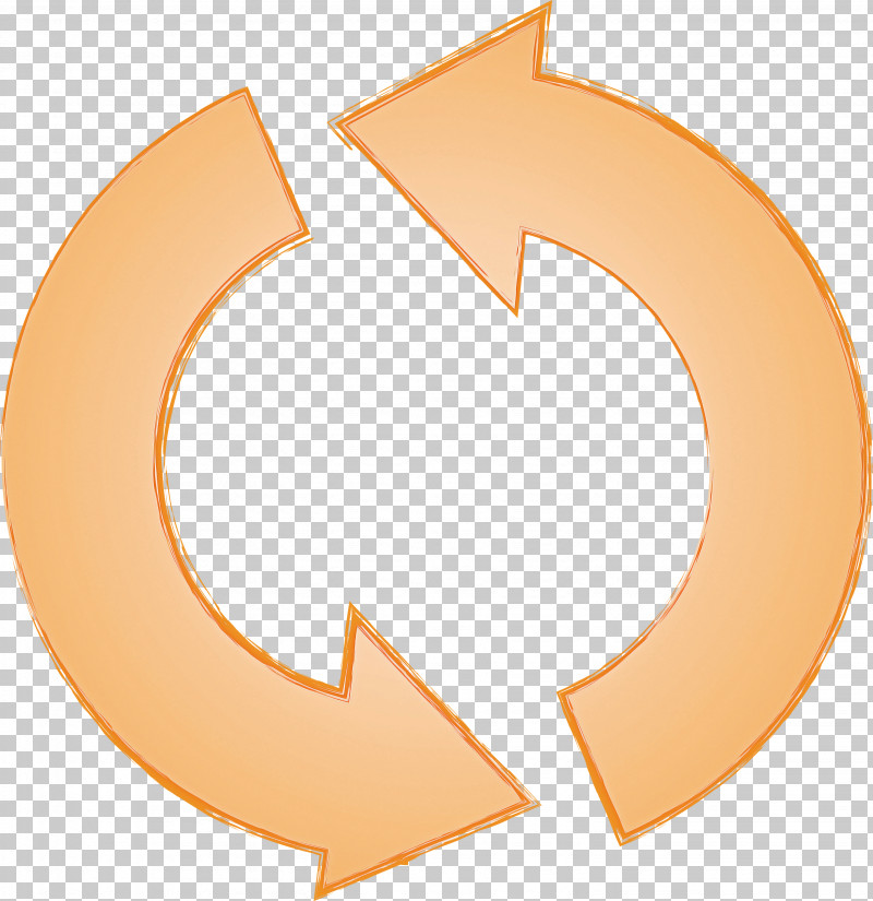 Reload Arrow PNG, Clipart, Circle, Ear, Orange, Reload Arrow, Symbol Free PNG Download