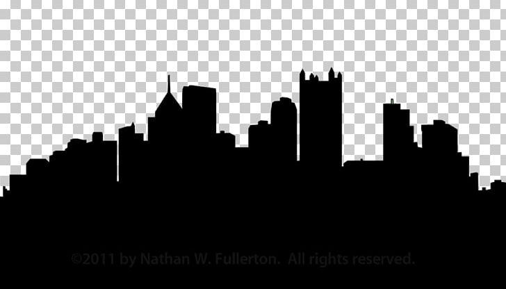 Pittsburgh Skyline Silhouette PNG, Clipart, Art, Art City, Black And White, Cartoon, City Free PNG Download