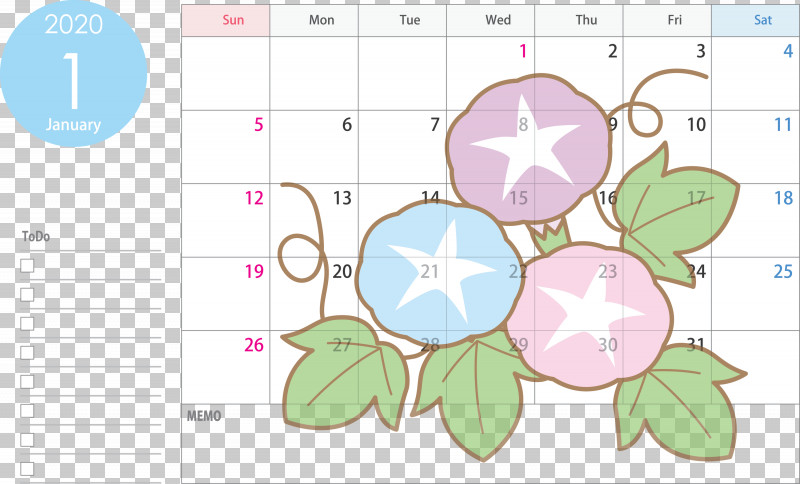 January 2020 Calendar January Calendar 2020 Calendar PNG, Clipart, 2020 Calendar, Circle, Flower, January 2020 Calendar, January Calendar Free PNG Download