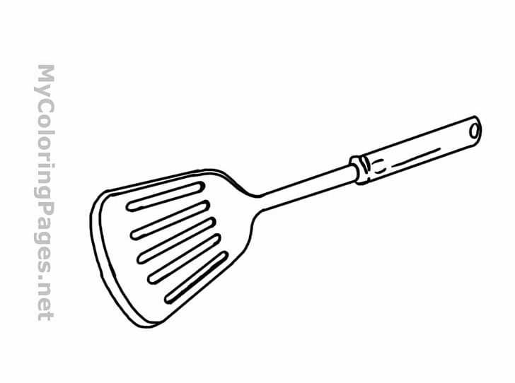 Barbecue Grill Spatula Kitchen Utensil Coloring Book PNG, Clipart, Barbecue Grill, Black And White, Coloring Book, Cooking Ranges, Cutlery Free PNG Download