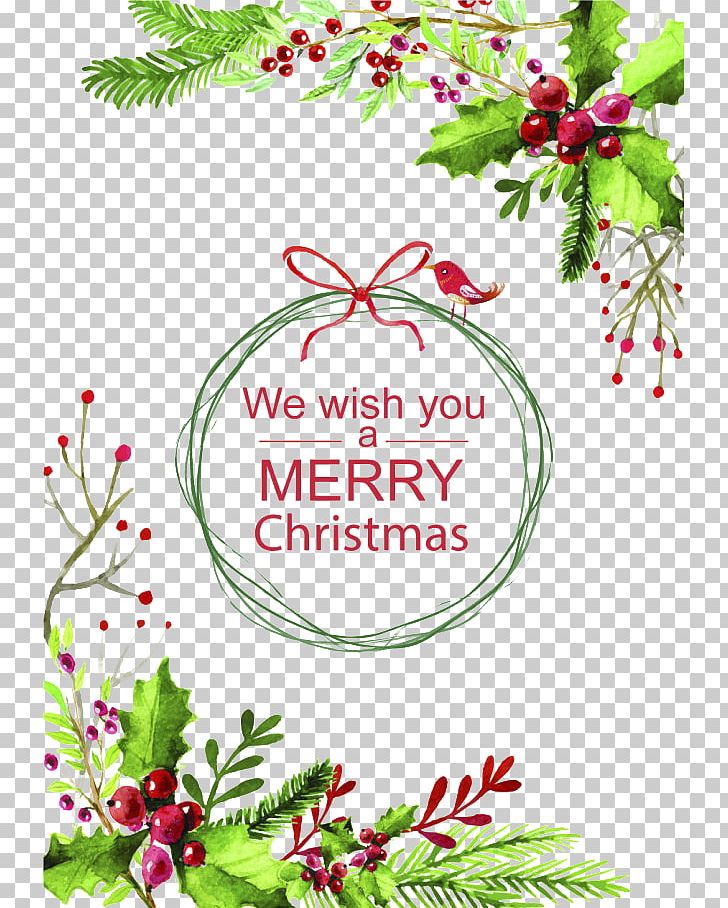 Christmas Cards Material PNG, Clipart, Bir, Border, Branch, Business Card, Christmas Decoration Free PNG Download