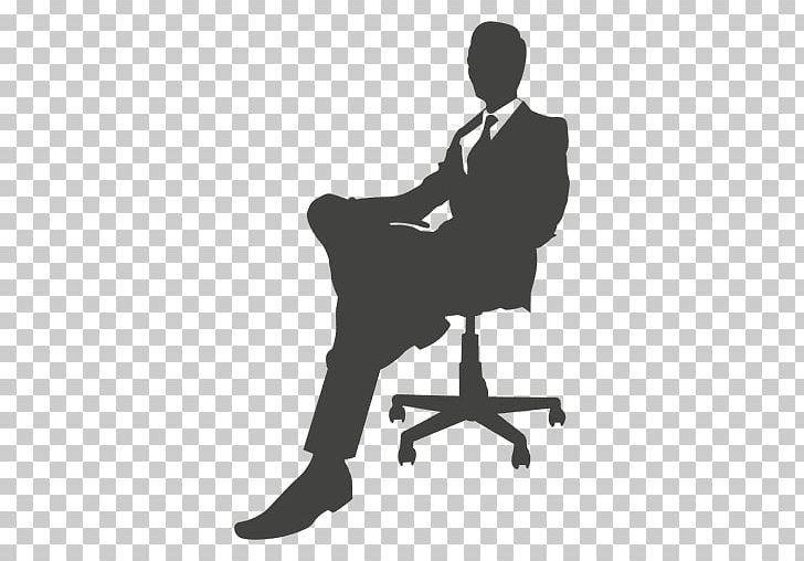 Chair Businessperson Stock Photography Standing Sitting PNG, Clipart, Angle, Antreprenor, Black And White, Business, Businessperson Free PNG Download