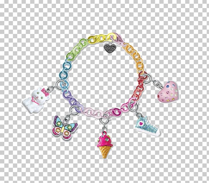 Charm Bracelet Rainbow Loom Pandora Chain PNG, Clipart, Anklet, Bead, Body Jewelry, Bracelet, Chain Free PNG Download