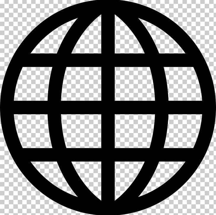Computer Icons Globe Symbol PNG, Clipart, Area, Black And White, Brand, Circle, Clip Art Free PNG Download