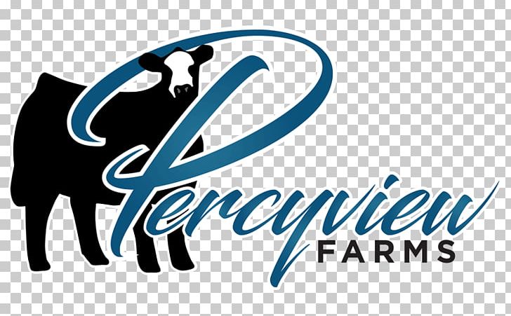 Logo Cattle Ranch Livestock Graphic Design PNG, Clipart, Agriculture, Area, Art, Blue, Brand Free PNG Download