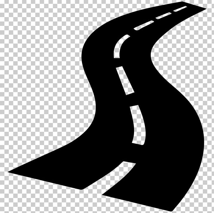 Road Highway Computer Icons PNG, Clipart, Angle, Asphalt Concrete, Black, Black And White, Computer Icons Free PNG Download