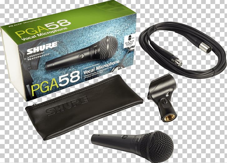 Microphone Shure SM58 XLR Connector Shure PGA58 PNG, Clipart, Audio, Audio Equipment, Capacitor, Cardioid, Electronics Free PNG Download