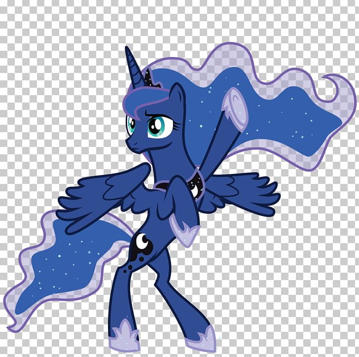 Pony Princess Luna Rarity Moon PNG, Clipart, Animal Figure, Cartoon, Deviantart, Electric Blue, Fictional Character Free PNG Download