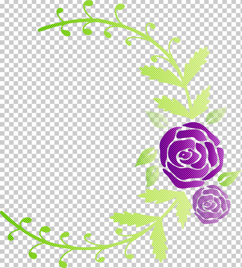 Rose Frame Flower Frame Wedding Frame PNG, Clipart, Floral Design, Flower, Flower Frame, Leaf, Pedicel Free PNG Download