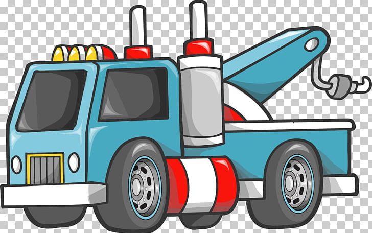 cartoon tow truck clipart