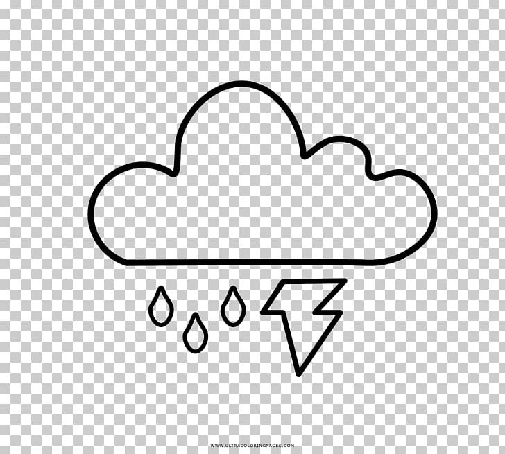 Drawing Thunderstorm Coloring Book PNG, Clipart, Angle, Area, Black, Black And White, Cloud Free PNG Download