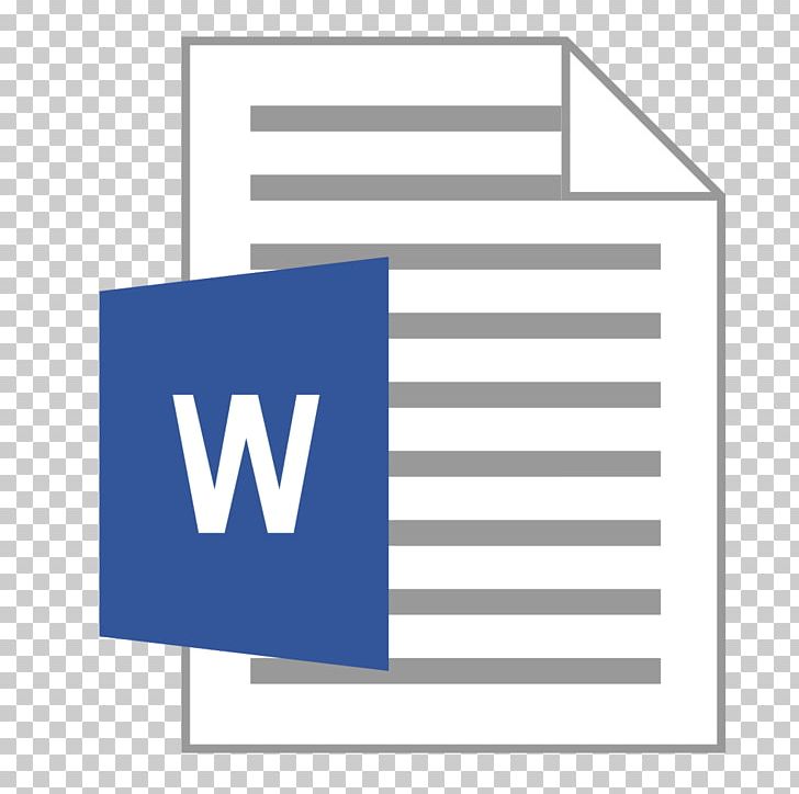 Microsoft Word Office Open XML Document Computer Icons Computer File PNG, Clipart, Angle, Area, Blue, Brand, Computer Software Free PNG Download