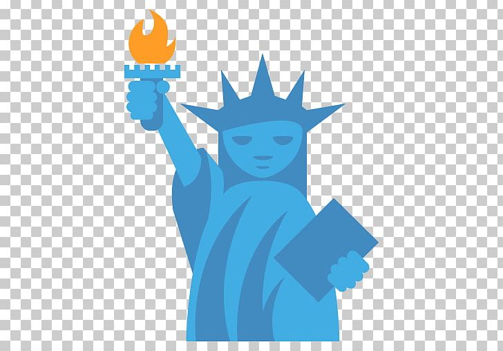 Statue Of Liberty Emoji Mobile Phones PNG, Clipart, Art, Azure, Building, Cartoon, Computer Wallpaper Free PNG Download