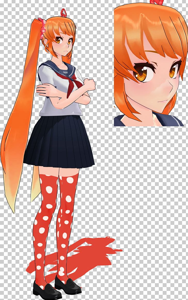 Orange Hair Cartoon Characters The Girls Beauty