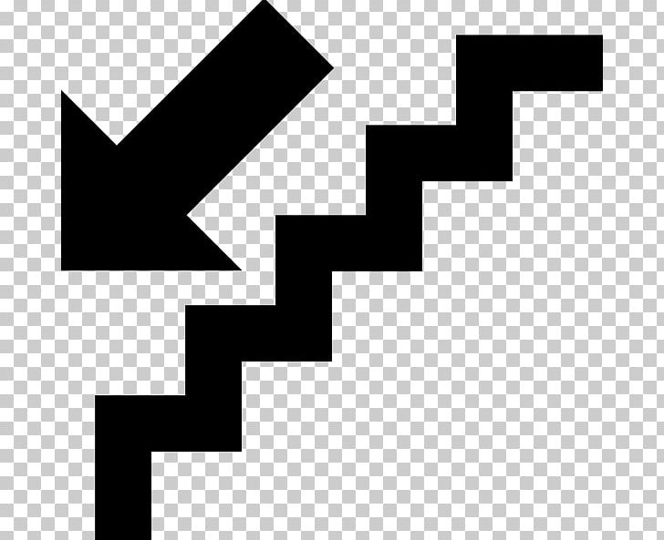 Computer Icons Stairs PNG, Clipart, Angle, Arrow, Black, Black And White, Blog Free PNG Download