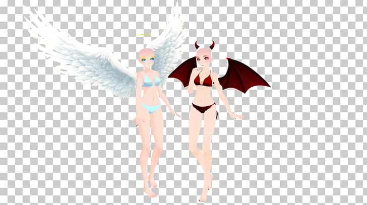 anime angel and demon wallpaper