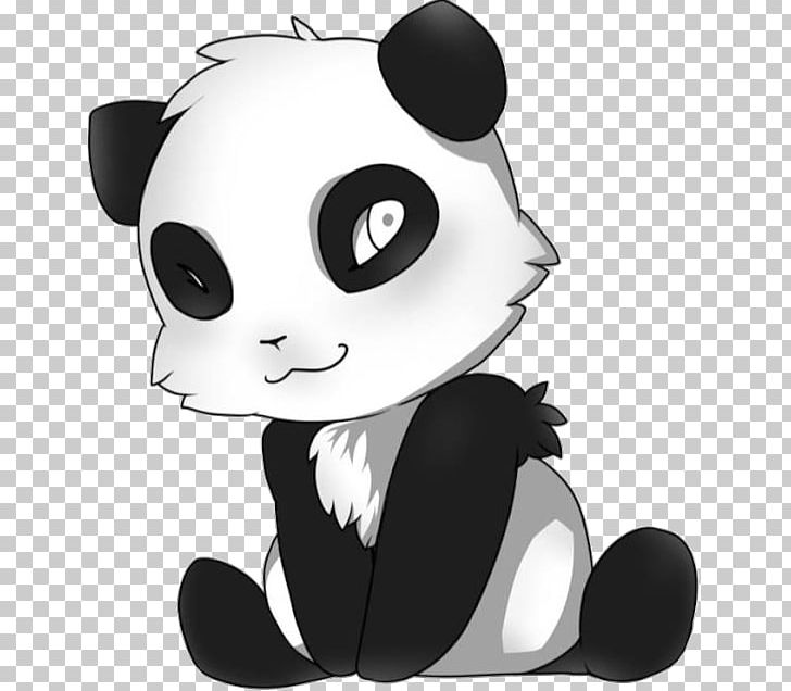 Giant Panda Chibi Drawing Whiskers PNG, Clipart, Bear, Black And White, Bleach, Carnivoran, Cartoon Free PNG Download