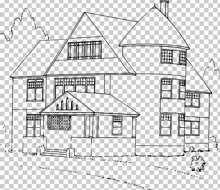House PNG, Clipart, Angle, Area, Artwork, Black, Black And White Free PNG Download
