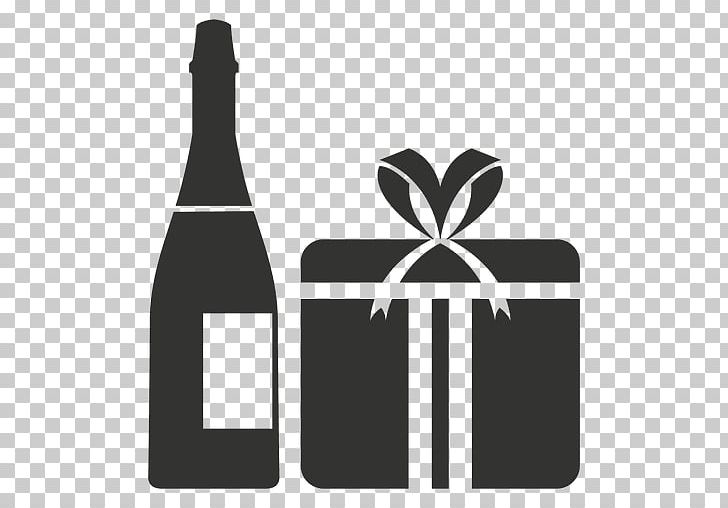 Computer Icons Wine Bottle PNG, Clipart, Black And White, Bottle, Brand, Champagne, Christmas Free PNG Download