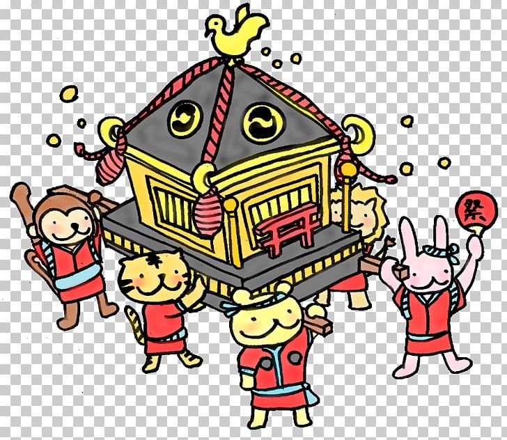 Mikoshi Festival Gion Matsuri Shinto Shrine PNG, Clipart, Art, Artwork, Cartoon, Christmas, Festival Free PNG Download