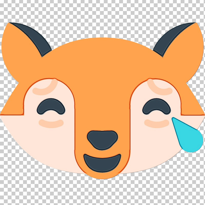 Red Fox Snout Whiskers Cartoon Dog PNG, Clipart, Cartoon, Dog, Headgear, Paint, Red Fox Free PNG Download