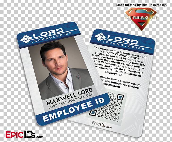 Brand Supergirl Text Messaging PNG, Clipart, Brand, Employee Identification Card, Label, Lord Corporation, Material Free PNG Download