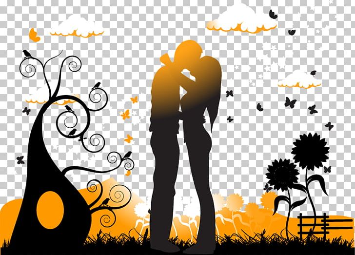 Kiss Silhouette Couple Illustration PNG, Clipart, Affectionate Couple, Art, Brand, Computer Wallpaper, Couple Free PNG Download